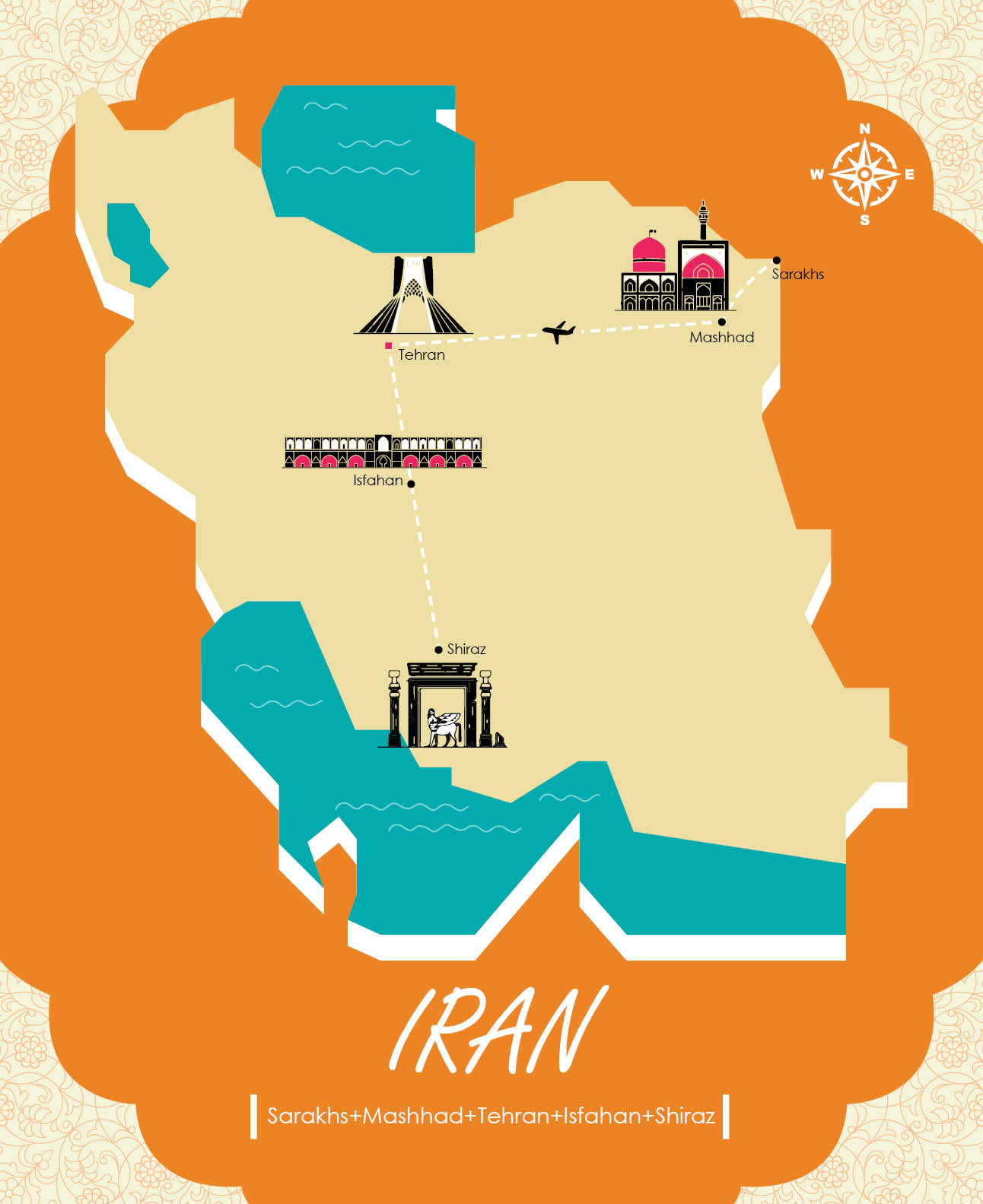 Persian Silk Road tour: Mashhad, Tehran, Isfahan, Shiraz