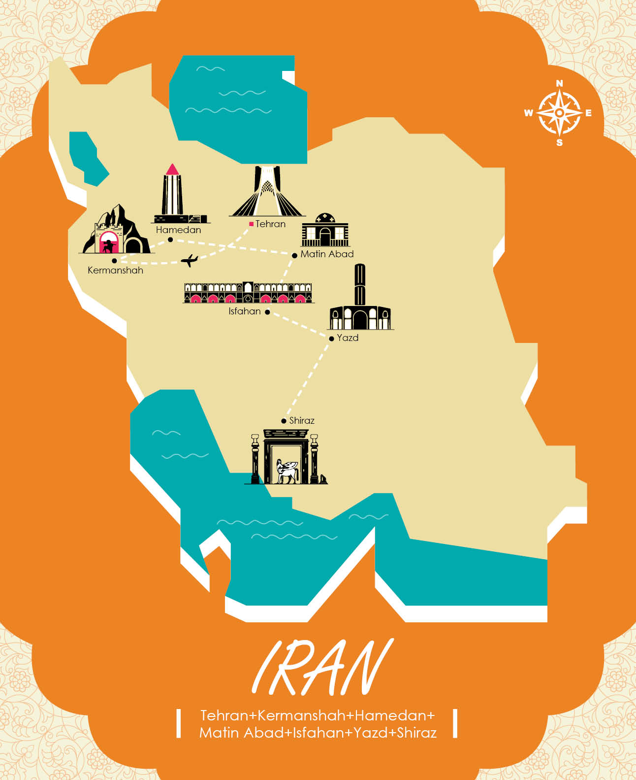 Iran tour: Tehran, Kermanshah, Hamedan, Isfahan & more