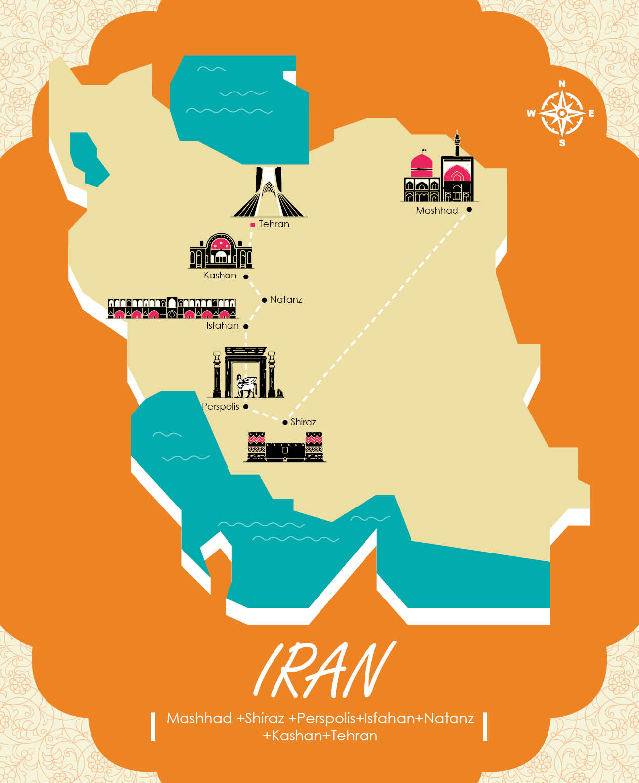 Iran tour from turkmenistan border