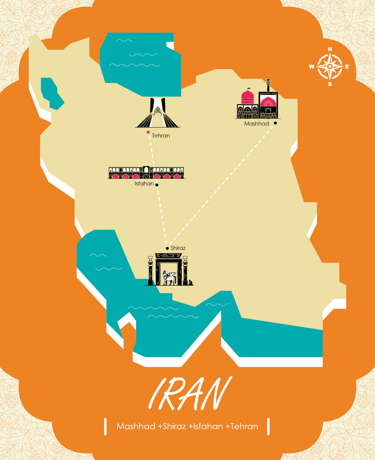 Tour to Iran: Mashhad, Shiraz, Isfahan, Tehran