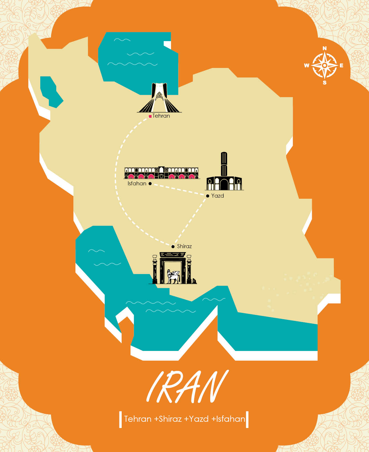 Tour to Iran: Mashhad, Shiraz, Isfahan, Tehran