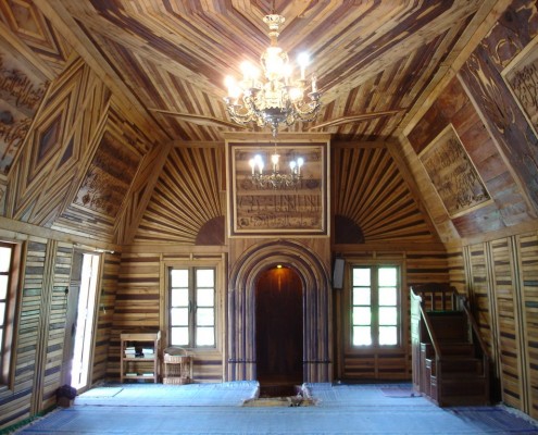 wooden mosque neyshabur