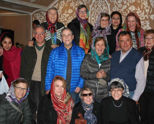 Colombian tourists in Iran
