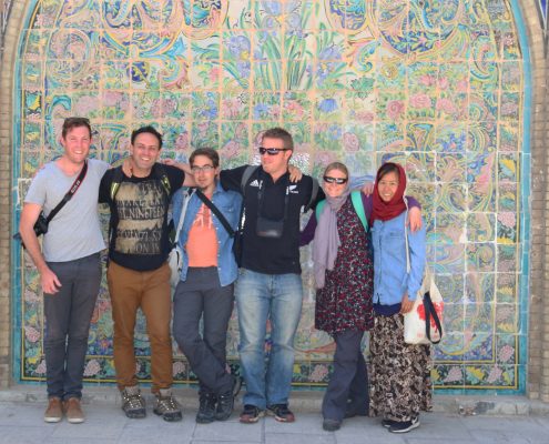 track scenic beauties of Iran by truck