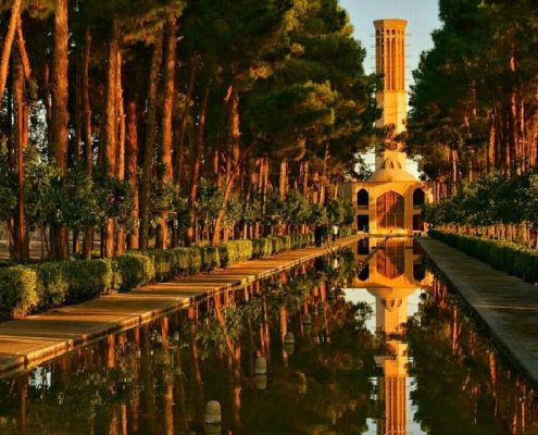 Dowlatabad garden is the architectural jewel of Yazd