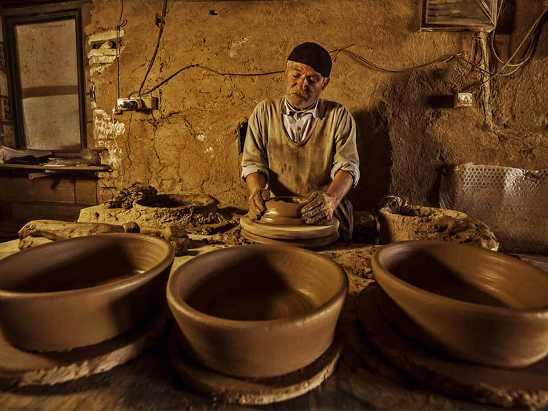 handicrafts in Iran- pottery