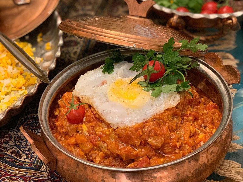 Iranian foods - Mirza Ghasemi