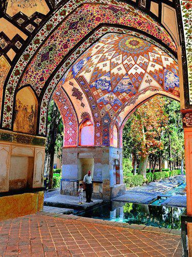 Fin Garden in Kashan, a great sample of Persian gardens