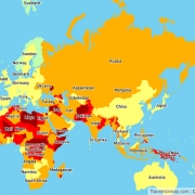 Travel Risk Map 2020