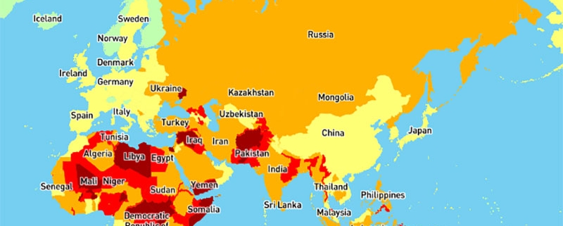 Travel Risk Map 2020 | Iran is a safe destination to travel