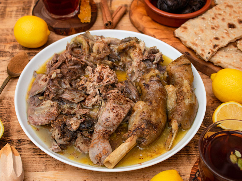 Iranian local foods - kaleh-pacheh
