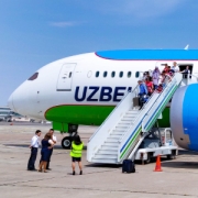 uzbek airway airplane