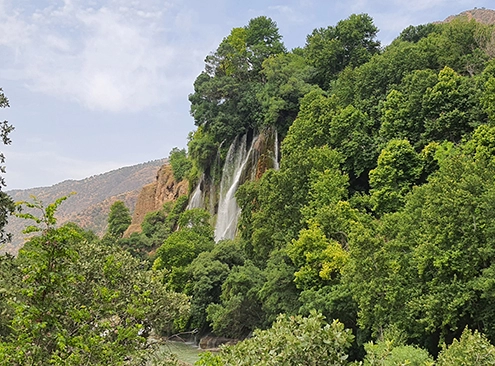 bisheh waterfall